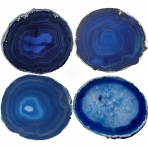 JIC Gem Dekoratif Bardak Altl(4 adet)(Mavi)