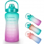 VoMii 1890 mL Silikon Termos(Yeil/Pembe)