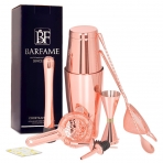 Barfame Paslanmaz elik Rose Gold Kokteyl Shaker