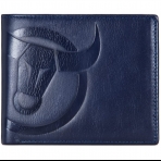 BULLCAPTAIN RFID Korumal Erkek Deri Czdan (Mavi)