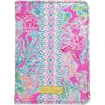 Lilly Pulitzer RFID Korumal Kadn Deri Czdan (Pembe)