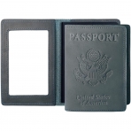 AGBIADD RFID Korumal Erkek Deri Pasaportluk (Mavi)