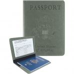 Sizobi RFID Korumal Kadn Deri Pasaportluk (Yeil)