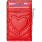AUNER LEATHER RFID Korumal Erkek Deri Kartlk (Krmz)