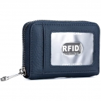 EASTNIGHTS RFID Korumal Erkek Deri Czdan (Dark Blue)