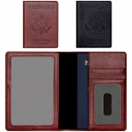 Maxxma RFID Korumal Kadn Deri Pasaportluk(Kahve/Siyah)(2 Adet)