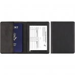 HOTLLR  RFID Korumal Erkek Deri Pasaportluk (Siyah)(2 Adet)
