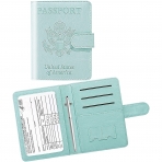 Zekkaome RFID Korumal Deri Pasaportluk (Yeil)