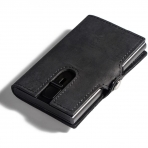 TriLea RFID Korumal Erkek Deri Kartlk (Siyah)
