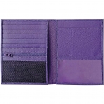 123 Cheap Checks Erkek Deri Pasaportluk (Mor)