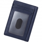 Seammer RFID Korumal Erkek Deri Kartlk(Mavi)
