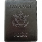 Sofpadur RFID Korumal Deri Pasaportluk (Siyah)