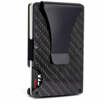 AhTai RFID Korumal Erkek Karbonfiber Kartlk (Siyah)