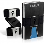 Fidelo RFID Korumal Erkek Alminyum Kartlk(Siyah)