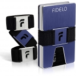 Fidelo RFID Korumal Erkek Alminyum Kartlk(Mavi)
