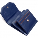 Badiya RFID Korumal� Kad�n Deri C�zdan (Mavi)