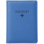 BAKUN RFID Korumal Kadn Deri Pasaportluk (Mavi)