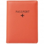 BAKUN RFID Korumal Kadn Deri Pasaportluk (Turuncu)