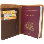Su.B.dgn RFID Korumal Deri Pasaportluk(Kahverengi)