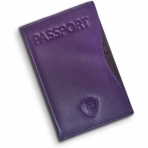 Alban RFID Korumal Deri Pasaportluk (Mor)