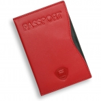 Alban RFID Korumal Deri Pasaportluk (Krmz)