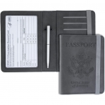 momots RFID Korumal Deri Pasaportluk(Gri)