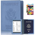 CARSLIFE Deri Pasaportluk(Mavi)