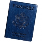 FUZHAO RFID Korumal Deri Pasaportluk (Koyu Mavi)