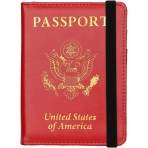 Vandz RFID Korumal Deri Pasaportluk (Krmz)