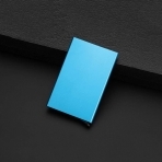 AINAAN RFID Korumal Erkek Alminyum Kartlk (Mavi)