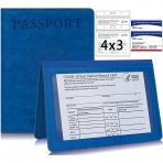 Radsfse RFID Korumal Deri Pasaportluk (Mavi)