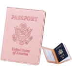 fupah RFID Korumal Kadn Deri Pasaportluk (Pembe)