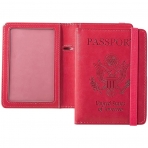 LAUWOO RFID Korumal Deri Pasaportluk (Pembe)