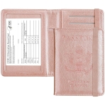 LAUWOO RFID Korumal Deri Pasaportluk (Pink)