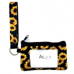 Ac.y.c  RFID Korumal� Kad�n Nylon C�zdan (Sar�)