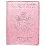 Veeskyee RFID Korumal Kadn Deri Pasaportluk (Pembe)