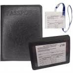 MOHO BAG RFID Korumal Erkek Deri Pasaportluk (Siyah)