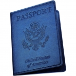 fafacy Deri Pasaportluk(Koyu Mavi)