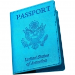 fafacy Deri Pasaportluk(Mavi)