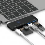 elago Alminyum Multi USB-C Adaptr (Black)