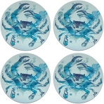 CARIBOU Coasters Dekoratif Bardak Altl(Mavi, 4 Adet)