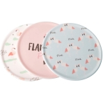 N-brand Porselen Bardak Altl(Flamingo Figrl, 3 Adet)