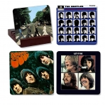 VinylRevamped Dekoratif Bardak Altl(Beatles, 4 Adet)