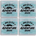 HomeLove Inc. Kare Bardak Altl (Adventure, 4 Adet)