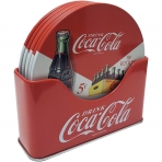 The Tin Box Company Bardak Altl (Coca Cola, 6 Adet)
