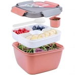 shopwithgreen Blmeli Beslenme Kutusu (Pembe)