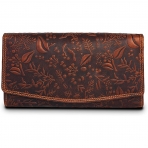 LEVOGUE RFID Un�sex Deri C�zdan (Kahve)