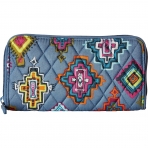 Vera Bradley RFID Kadn Czdan (Mavi)