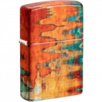 Zippo Turuncu Brush Strokes akmak