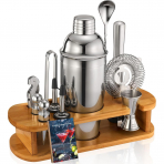 WOTTOR Bambu Cocktail Shaker Set (13 Para)